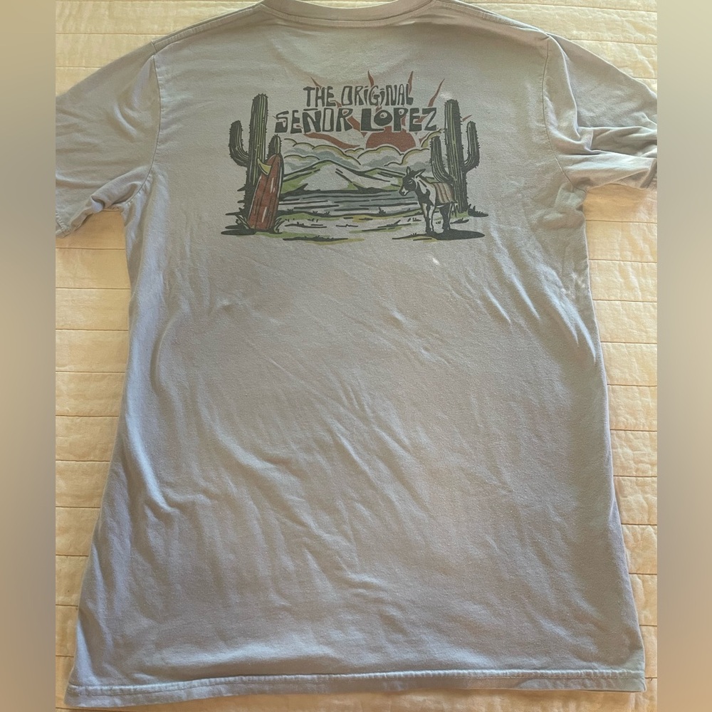 Señor Lopez Light Blue Eco-Tee XL